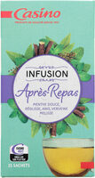 Infusion Après repas Préparation de plantes à infusion 25 sachets fraîcheur