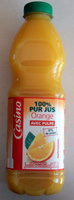 100% Pur Jus Orange avec pulpe