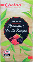 Thé noir saveur fruits rouges