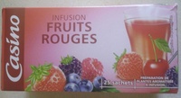 Infusion fruits rouges