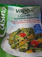 Légumes à la méditerranéenne Haricots verts, Brocolis, Courgettes, Poivrons jaunes et Tomates cerises - Cuisson vapeur