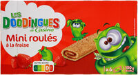 Mini roulés Fraise