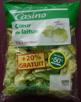 Cœur de laitue, Prêt à consommer (4 à 5 portions) + 20 % Gratuit