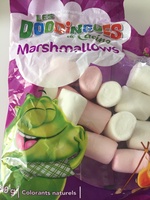 Marsmallows de "colorants Naturels"