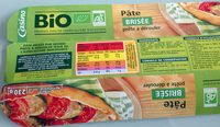 Pâte brisée pur beurre Bio