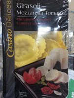 Girasoli mozarella tomates - Mozzarella, tomates, tomates séchées