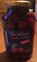 Griottes dénoyautées au sirop