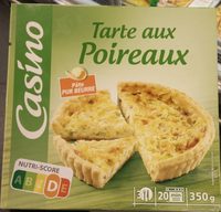 Tarte aux poireaux A LA CREME FRAÎCHE