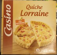 Quiche lorraine pâte pur beurre