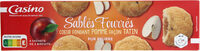 Sablés coeur saveur pomme façon tatin