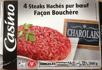 4 Steaks haché pur boeuf façon bouchère