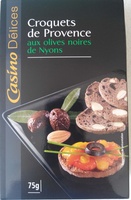 Croquets de Provence aux olives noires de Nyons