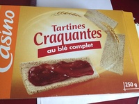 Tartines craquantes au blé complet