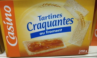 Tartines craquantes au froment