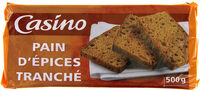 Pain d'épices tranché