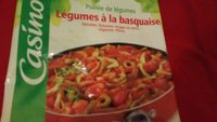 Poêlée de légumes à la basquaise surgelés