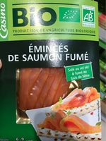 Éminces de saumon fumé