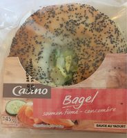 Bagel saumon fumé concombre