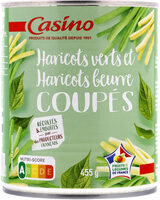 Duo de haricots verts et haricots beurre coupés