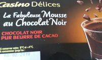 La fabuleuse mousse au chocolat noir - chocolat noir pur beurre de cacao