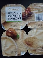 Mousse à la crème de marrons