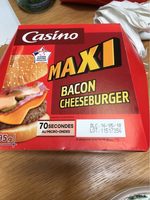 Maxi bacon cheeseburger