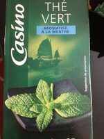 Thé vert - Aromatisé à la menthe - 25 sachets fraîcheur