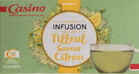 Infusion tilleul saveur citron