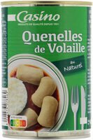 Quenelles de volaille au naturel