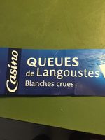 Queue de langoustes blanches crues