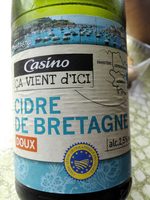 Cidre bouché doux de Bretagne 2.5% vol.