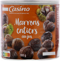 Marrons entiers au jus