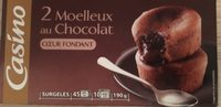 2 Moelleux au chocolat coeur fondant