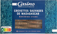 Crevettes sauvages de Madagascar