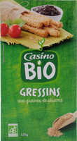 Gressins aux graines de sésame