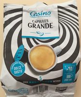 Dosette contretype dolce gusto café grande (10 capsules) 200g casino
