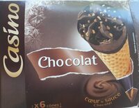 Chocolat glace cône