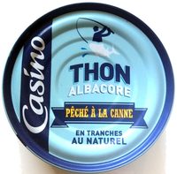 Thon albacore en tranches au naturel