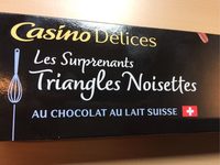 Les surprenants Triangles noisettes au chocolat au lait suisse
