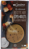 La délicieuse recette aux cèpes & bolets à la crème fraiche