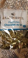 Papillotes chocolat au lait