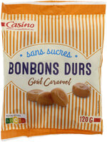 Bonbons sans sucre goût caramel 120g Casino
