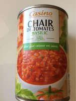 Chair de tomates basilic