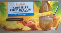 Coupelles Fruits du Soleil au sirop léger