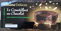 Le croustillant au chocolat aux noisettes et amandes