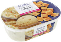 Crème glacée caramel aux morceaux de caramel