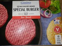 Steaks hachés ronds