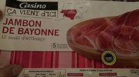 Jambon de Bayonne 12 mois d'affinage