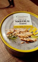 Emietté de maquereau mariné citron herbes de Provence