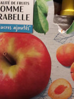 Spécialité de fruits Pomme Mirabelle sans sucres ajoutés (contient des sucres naturellement présents dans les fruits)